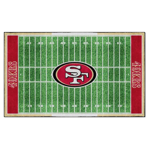 FANMATS NFL San Francisco 49ers Red 2 ft. x 2 ft. Round Area Rug