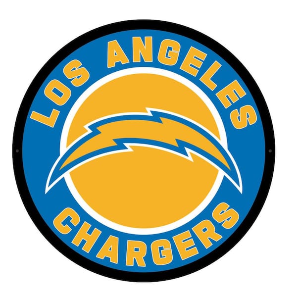 Evergreen Los Angeles Chargers Round 23 In. Plug-in LED Lighted Sign ...