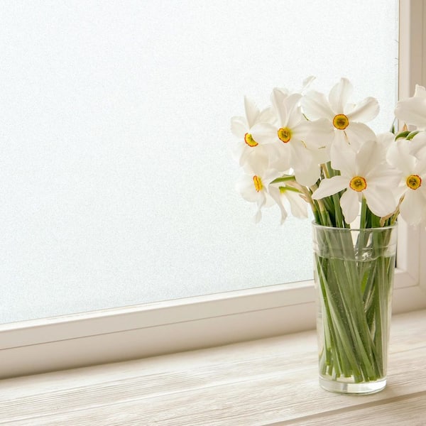 White Frost 23.62 in. x 72 in. Decorative and Privacy Window Film