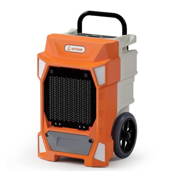 190 pt. 7,500 sq.ft. Bucketless Commercial Dehumidifier in. Oranges/Peaches with Pump, Auto Defrost