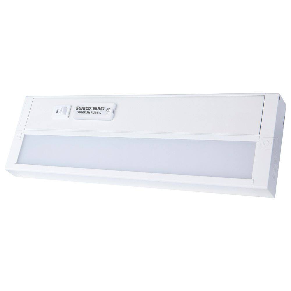 11 in. 6.5-Watt Hardwired or Plug-In White Integrated LED Smart-Starfish RGB and Tunable White Under Cabinet Light price history on PriceWatchPro