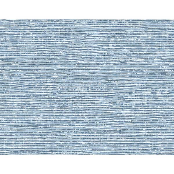 A-Street Prints Vivanta Blue Texture Blue Wallpaper Sample