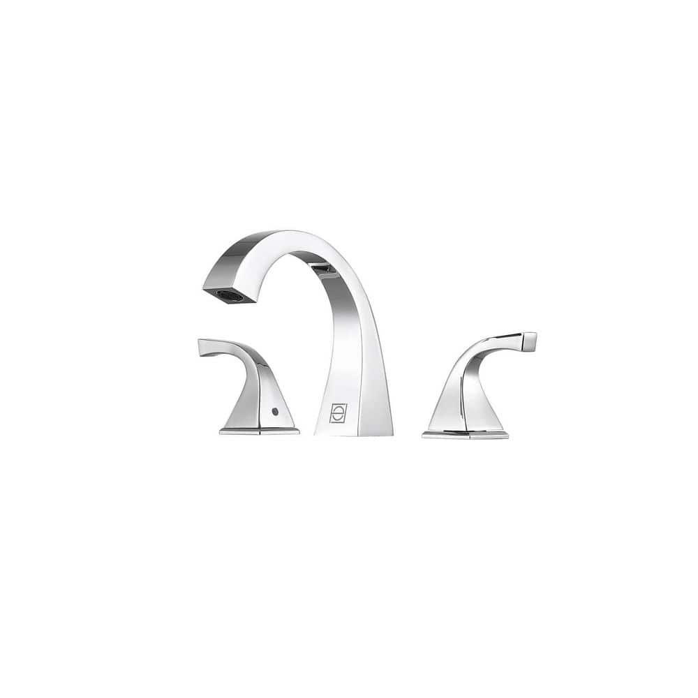 8 in. Widespread Double-Handle Bathroom Sink Faucet in Chrome price history on PriceWatchPro