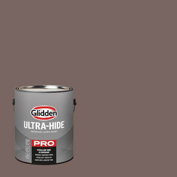 Glidden Ultra-Hide 1 Gal. PPG1017-6 Bold Brandy Ultra Flat Interior ...