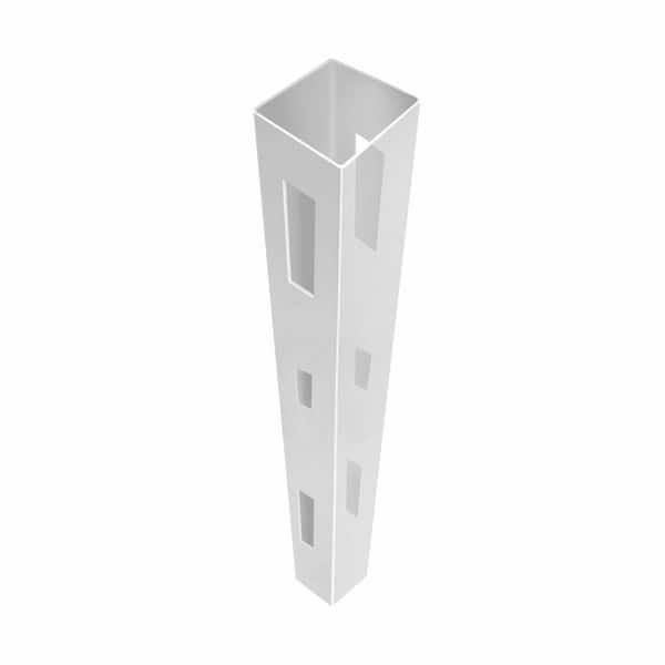 Barrette Outdoor Living 5 in. x 5 in. x 9 ft. White Vinyl Fence Line Post