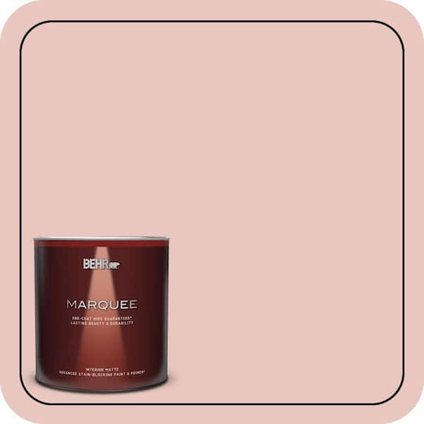 BEHR MARQUEE 1 qt. #S160-1 Iced Cherry Matte Interior Paint & Primer