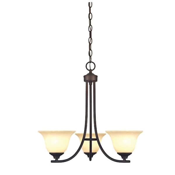 Westinghouse Kings Canyon 3-Light Oil Rubbed Bronze Chandelier