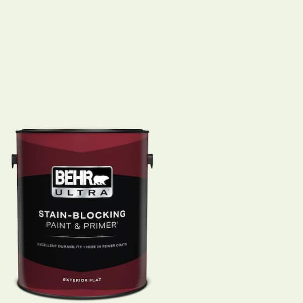 BEHR ULTRA 1 gal. #M370-1 Fresh Dew Flat Exterior Paint & Primer