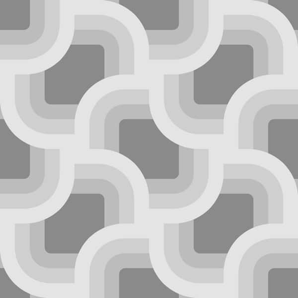 Nicole Miller Retro Geo Smoke Peel and Stick Wallpaper