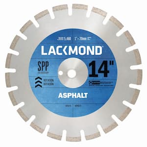 SPP Series Asphalt/Block Blade 14 in. x .125 in. - 1 in. 20 mm Arbor