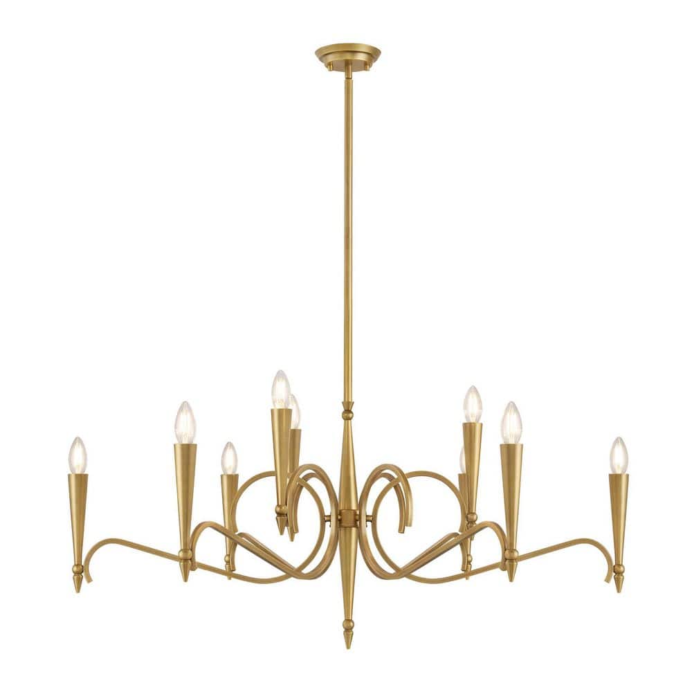 Savoy House Tremont 9-Light Riviera Brass Traditional Chandelier 1