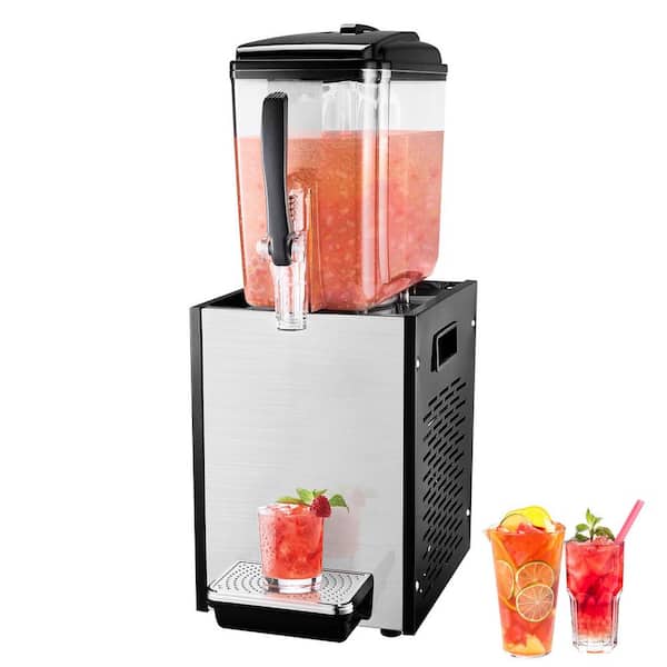 Commercial Beverage Dispenser,12.7 Qt. Juice Dispenser,246-Watt Stainless Steel Food Grade Iced Tea Drink Machine