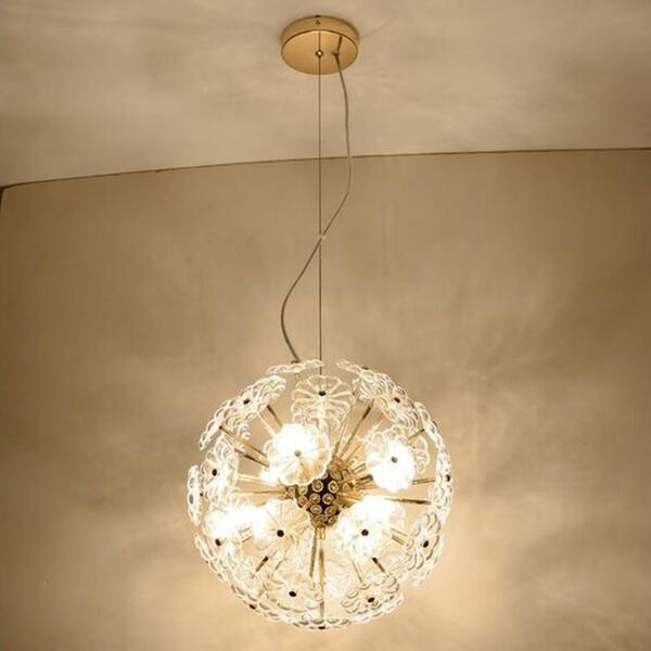 rose gold globe pendant light