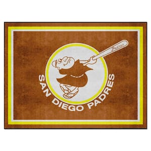 San Diego Padres 8ft. x 10 ft. Plush Area Rug