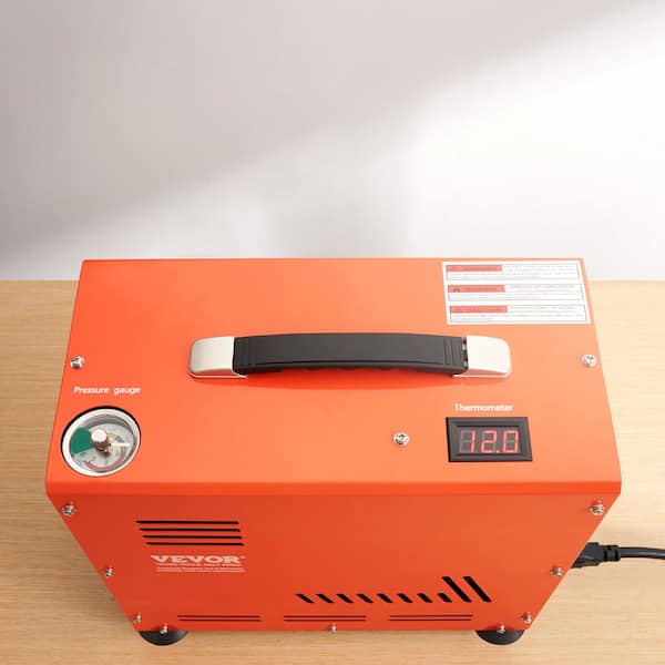 PCP Air Compressor, 800-Watt Dual-Cylinder PCP Airgun 0.26 Gal. Gas Compressor 4500 PSI/30 Mpa with Fan Cooling System
