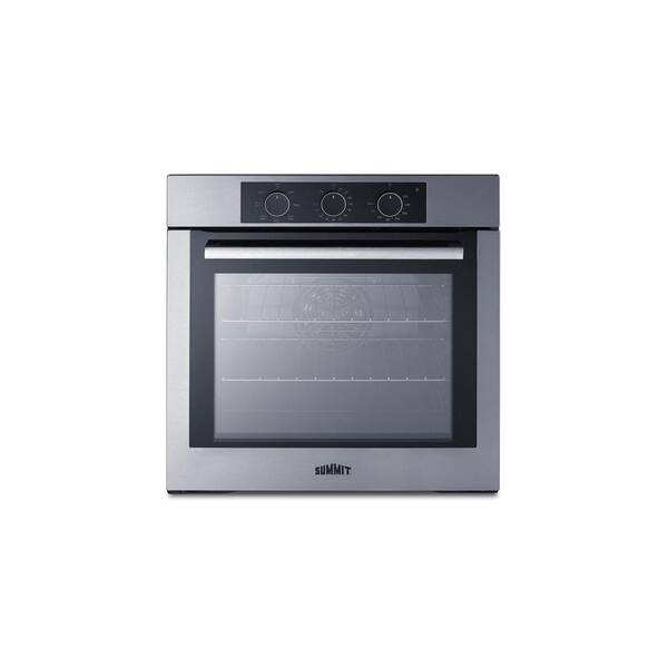 24 in. Single Electric Wall Oven in Stainless Steel