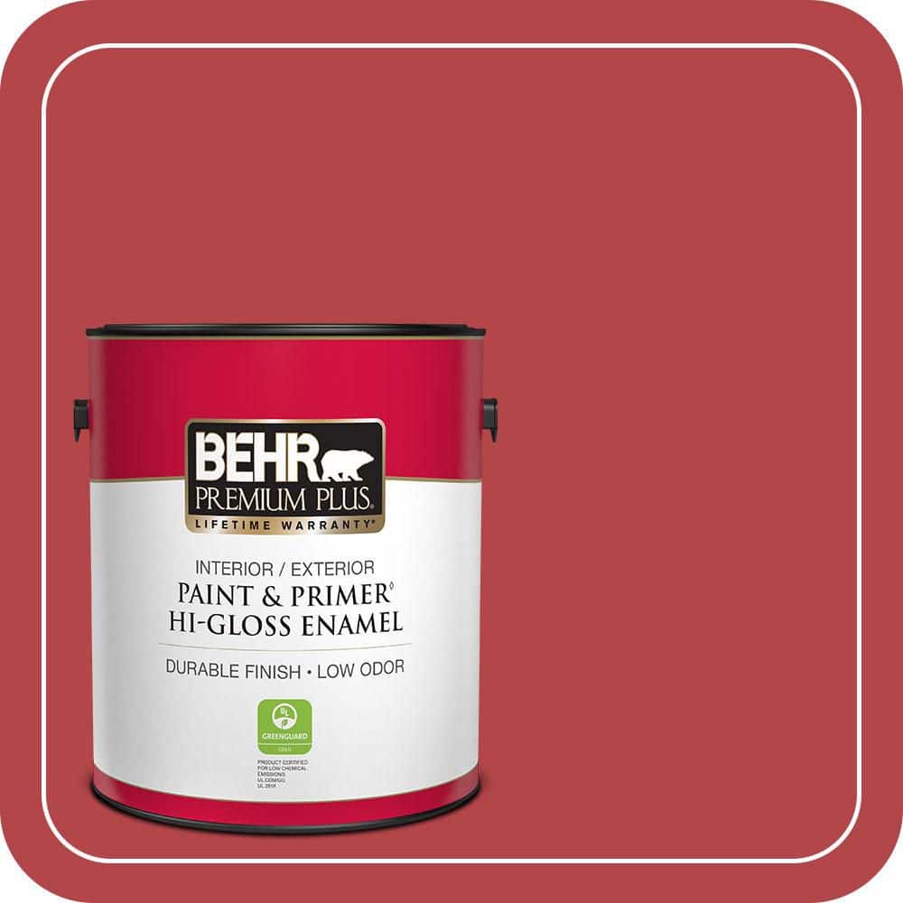 1 gal. Home Decorators Collection #HDC-SM14-10 Intrigue Red Hi-Gloss Enamel Interior/Exterior Paint & Primer price history on PriceWatchPro