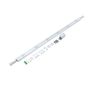Wiremold Plugmold 3 ft. 6-Outlet Hardwire Power Strip with Tamper Resistant Receptacles, White
