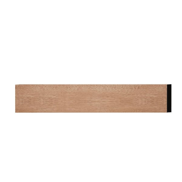WM266 0.25 in. D x 1.5 in. W x 6 in. L Wood (Sapele) Panel Moulding Sample
