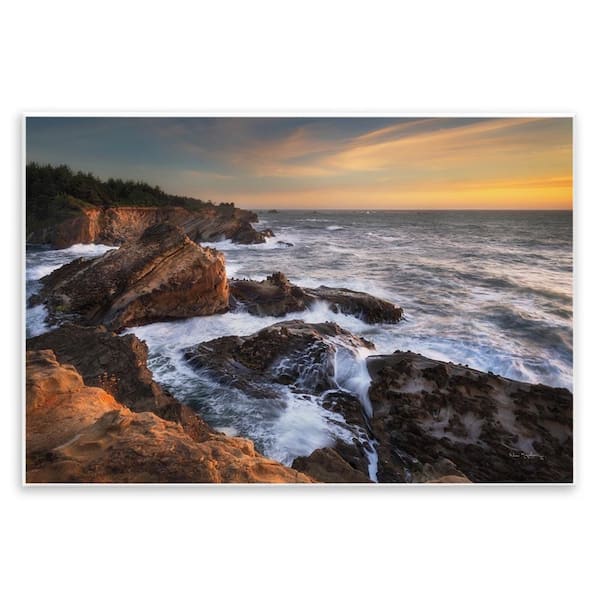 Nautical Shore Acres by Alan Majchrowicz Unframed Coastal Graphic Art Print 13 in. x 19 in.