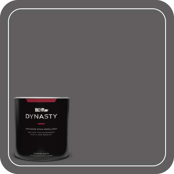 BEHR DYNASTY 1 qt. #T17-10 Shades On Matte Interior Stain-Blocking Paint and Primer