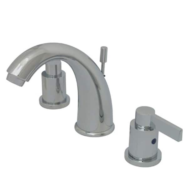 Kingston Brass Everett 8 in. Widespread 2-Handle Bathroom Faucet in Chrome