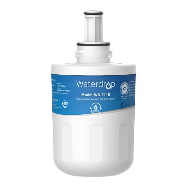 Waterdrop WD-DA29-00003G Refrigerator Water Filter, Replacement for Samsung  DA29-00003G, DA29-00003B, Aqua-Pure Plus, 3-pack B-WD-F11B-3 - The Home  Depot