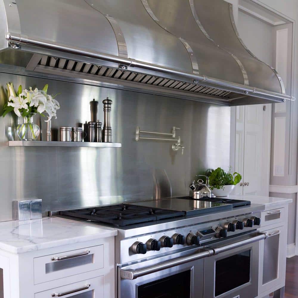 48" Stainless Steel Range Hood Insert with Charcoal Filter