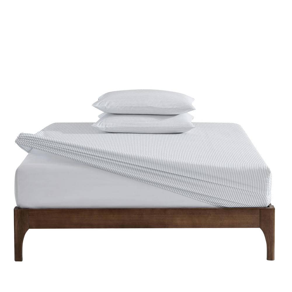 Heather Gray Twin XL Microfiber Deep Pocket Sheet Set