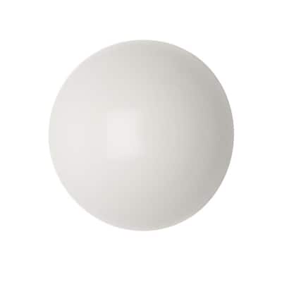 (2-Pack) White Soft Dome Door Stop