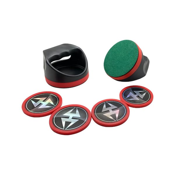 Hathaway Pro Air Hockey 4-in Strikers and 3-in Puck Set