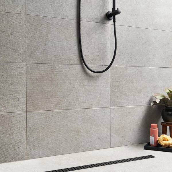 Ivy Hill Tile Iris Chiseled Fumo 11.69 in. x 23.5 in. Chiseled