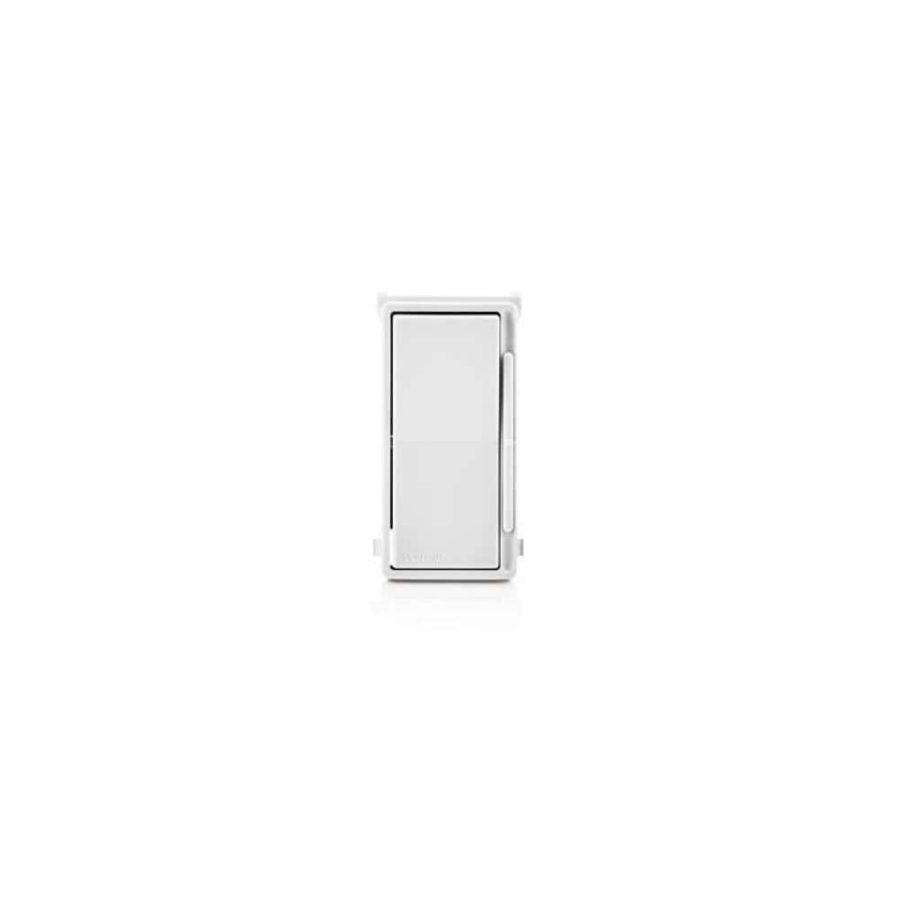 Leviton Decora Slide Dimmer Switch and Fan Speed Control Color Change Faceplate, no locator light - White DSKIT-NW