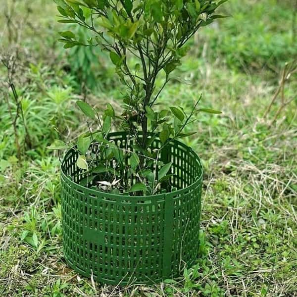 7-Piece Green Wnter Tree Trunk Protector Plant Cover HPCS5VHQ2L