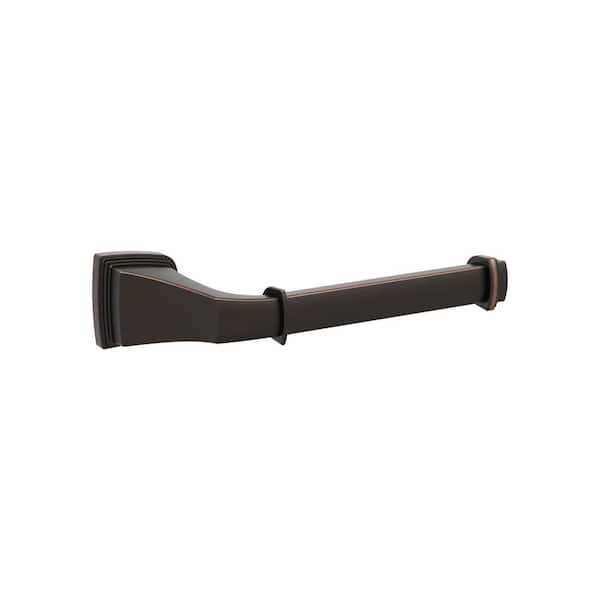 Amerock Revitalize 7-7/8 in. (200 mm) L Single Post Toilet Paper Holder in Oil Rubbed Bronze