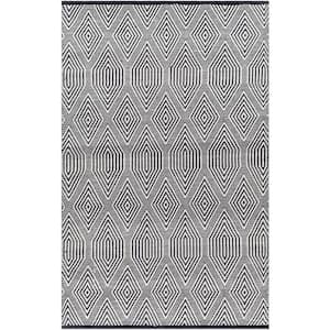 Marques Charcoal Tribal 2 ft. x 4 ft. Indoor Area Rug
