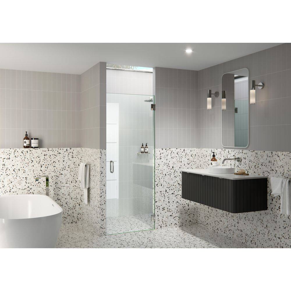 29.5 in. W x 78 in. H Pivot/Hinged Frameless Shower Door in Chrome - Door Only - Width Adj 29.875 - 30.275 price history on PriceWatchPro