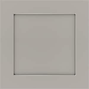 Vance 14.5 x 14.5 in. Cabinet Door Sample in Painted Sterling with Carrara