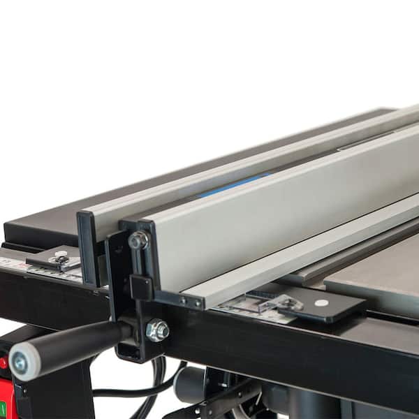 Delta - 15 Amp 10 in. Table Saw with 52 in. Rip and Cast Iron Extension Tables