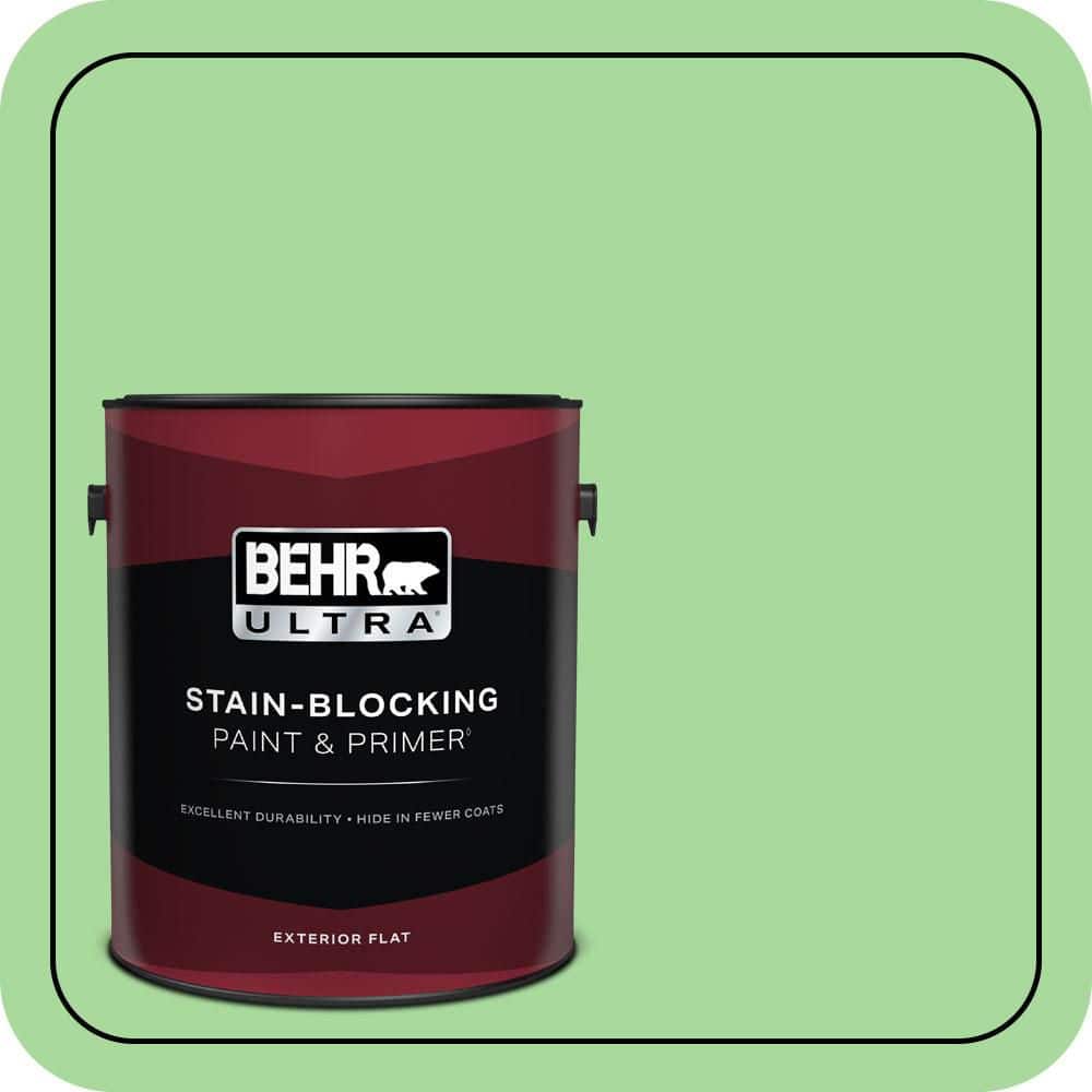 1 gal. #440B-4 Cool Aloe Flat Exterior Paint & Primer price history on PriceWatchPro