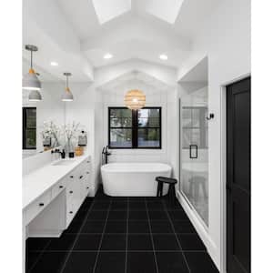 Black Galaxy 12 in. x 12 in. Polished Granite Floor and Wall Tile (10 sq. ft./Case)