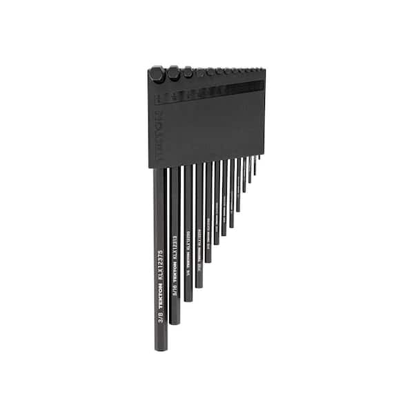 TEKTON Flat End Hex L-Key Set with Holder, 13-Piece (0.050-3/8 in.)
