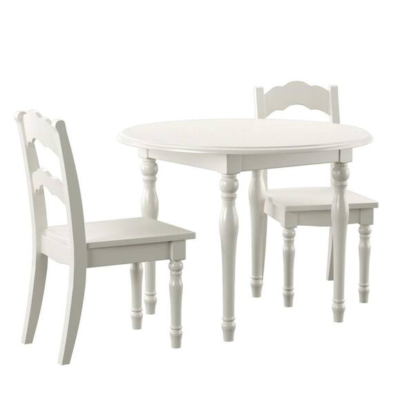 Perry Cream 3 Piece Table And Chair Set, Powell Youth Table And Chairs