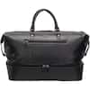 MANCINI Buffalo 12 .75" Black Double Compartment Duffle bag 99-54807-BK
