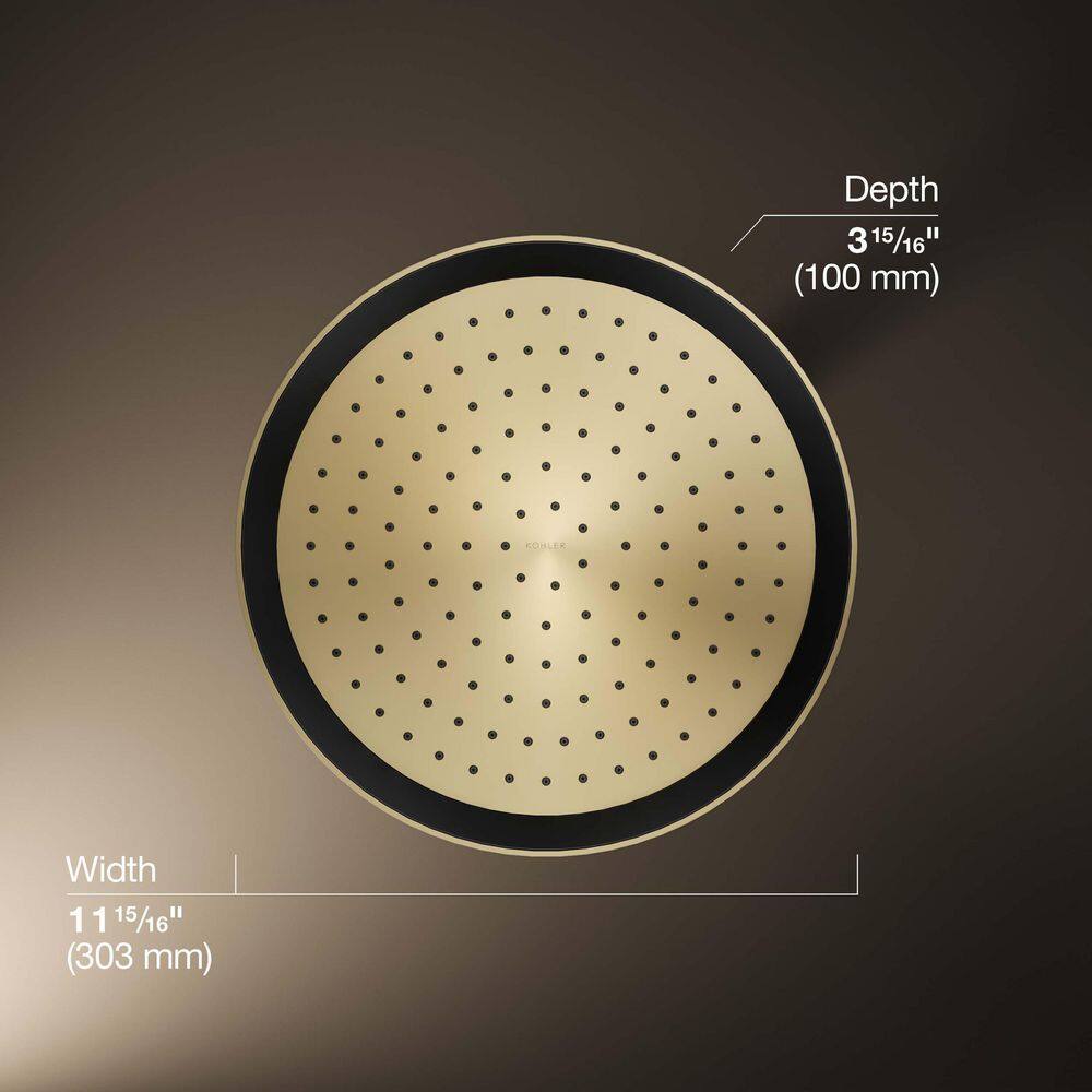 12-Inch Polished Chrome Round Rain Shower Head