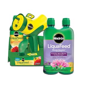 LiquaFeed 16 oz. All Purpose Plant Food Advance Starter Kit and 32 oz. Bloom Booster Flower Plant Food Refill Bundle