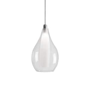 Victoria 5 in. 1 Light 3-Watt Chrome Integrated LED Pendant Light