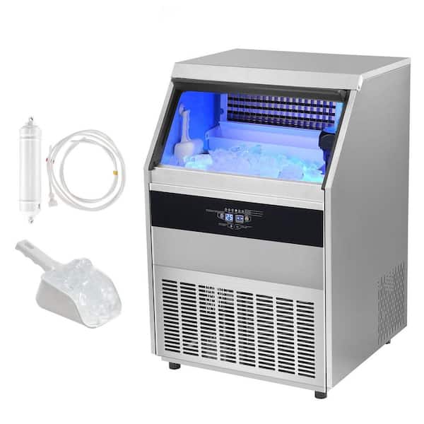 Commercial Ice Maker, 450 lbs. / 24H, Ice Maker Machine, 160 Ice Cubes in 12-15 Minutes.