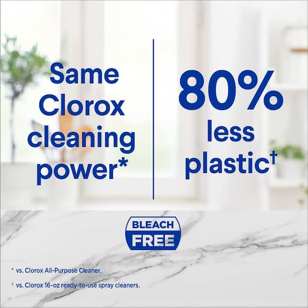 Clorox 32 oz. Crisp Lemon Scent Bleach Free Disinfecting All-Purpose  Cleaner Spray 4460060044 - The Home Depot