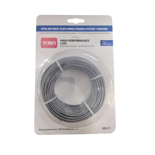 Toro 0.080 in. 100 ft. Trimmer Line Replacement for 60V 14 in. / 16 in. String Trimmer